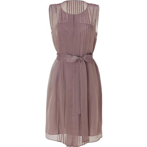 Hoss Intropia Antique Mauve Pleated Dress