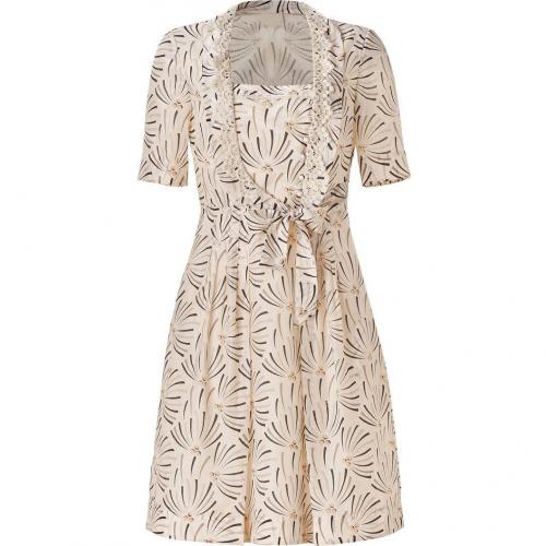 Hoss Intropia Nude Printed Dress