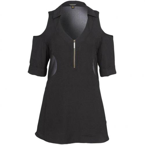House of Deréon Peekaboo Shoulder Shirt Dress Cocktailkleid / festliches Kleid black 