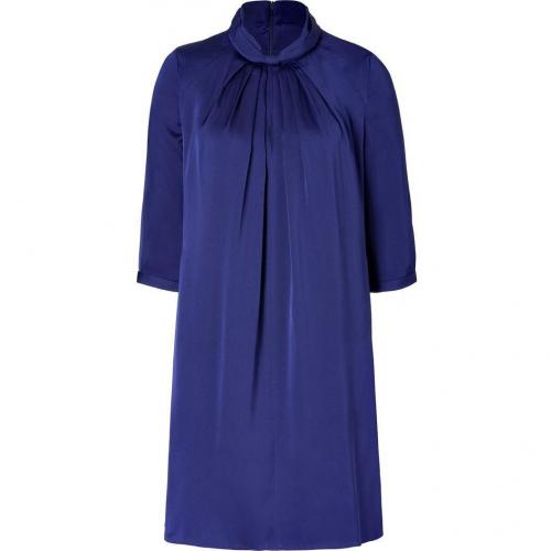 Hugo Dark Purple Keliesa Stretch Silk Dress