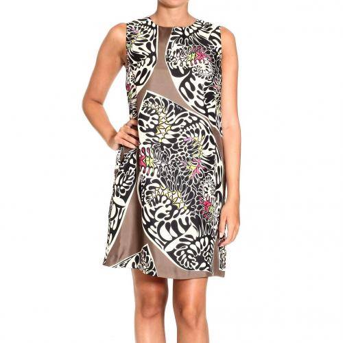 Iceberg Silk print sheath dress