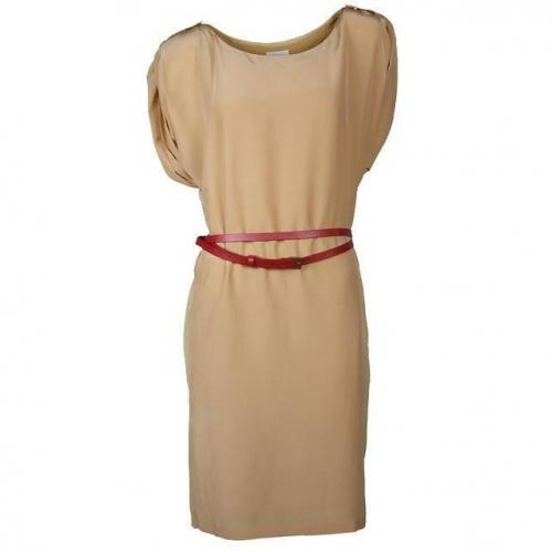 Iheart Seidenkleid Anne latte