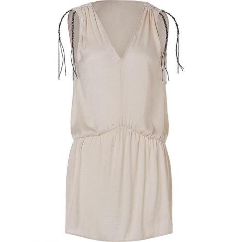 Iro Cream Sleeveless Tunic-Dress