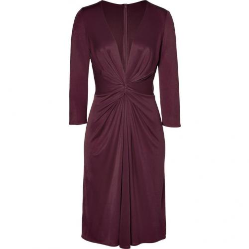 Issa Aubergine Silk Jersey Dress for STYLEBOP.com