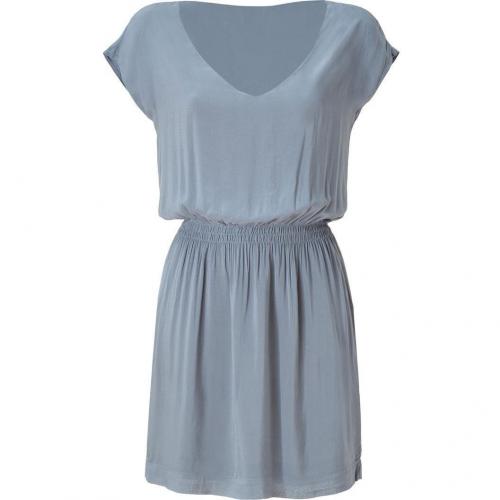 James Perse Tempest Grey Elastic Waist Kimono Dress