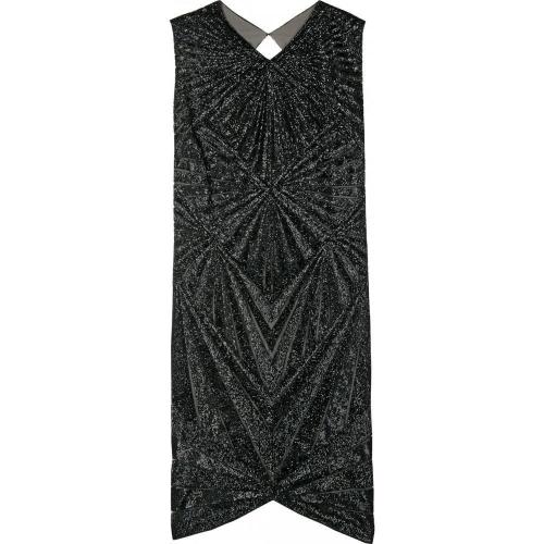 Jasmine di Milo Graphic Sequin Pattern Dress