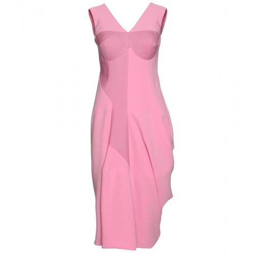Jil Sander Drapiertes Midi-Kleid