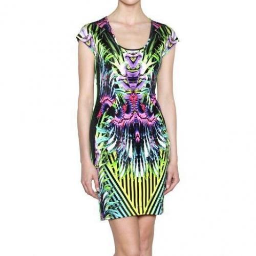 Just Cavalli Schweres Bedrucktes Jerseykleid Bunt