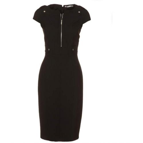 Karen Millen Etuikleid black kurzärmlig 