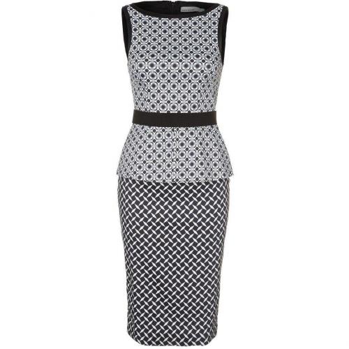 Karen Millen Etuikleid black & white 