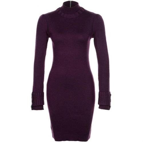 Karen Millen Strickkleid aubergine 