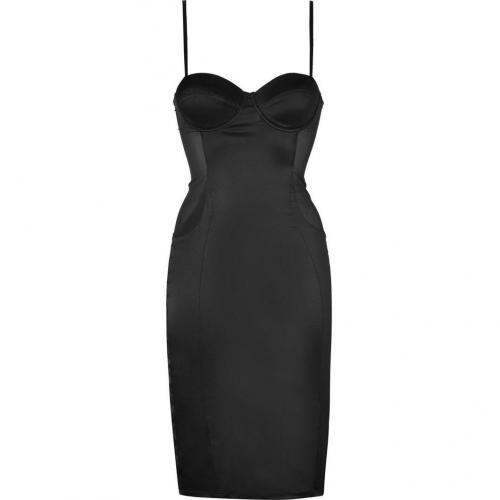 Kiki de Montparnasse Black Silk Siren Dress