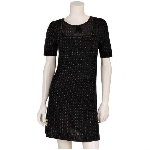 Kookai Strickkleid Schwarz mit Ärmeln