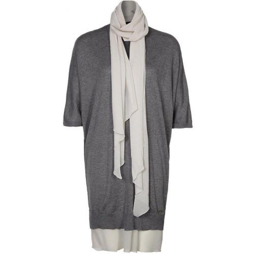 Liu Jo Strickkleid grigio melange silver 