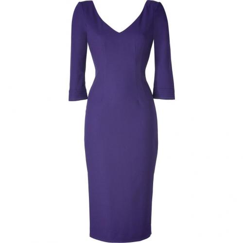 LWren Scott Amethyst Deep V-Neck Dress