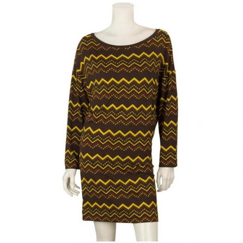 M Missoni Jerseykleid Braun