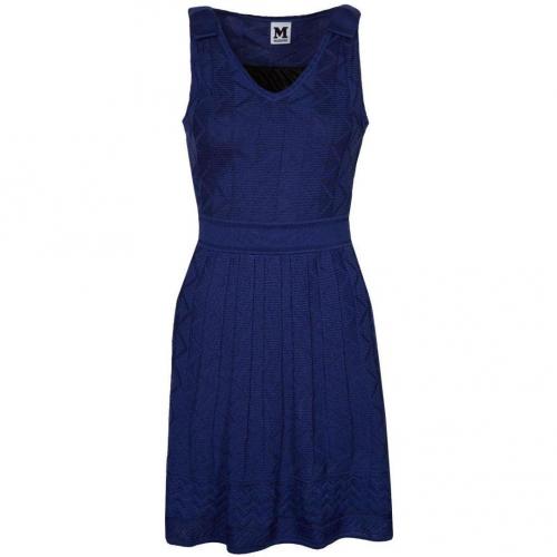 M Missoni Strickkleid blue 