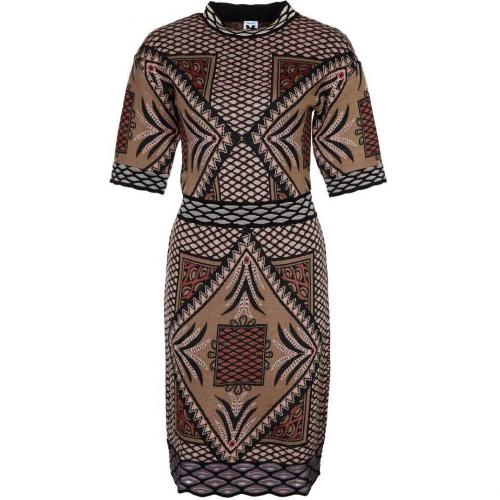 M Missoni Strickkleid braun 