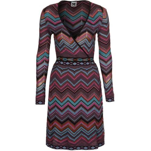 M Missoni Strickkleid violett/pink/türkis 