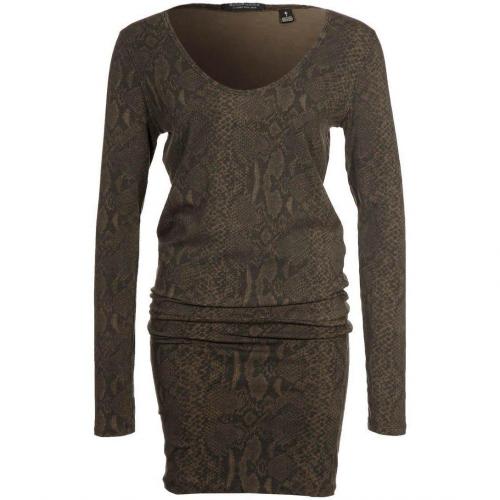 Maison Scotch Jerseykleid snake print 