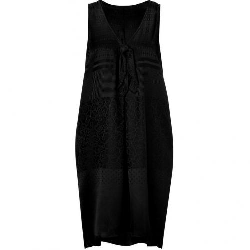 Marc by Marc Jacobs Black Silk Jacquard Dress