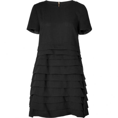 Marc by Marc Jacobs Black Wool Voile Natalia Dress