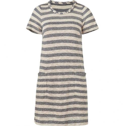 Marc by Marc Jacobs Blue/Creme Striped Pebble Dress