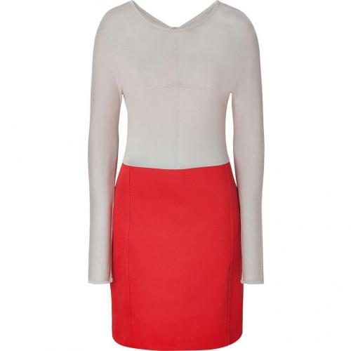 Marc by Marc Jacobs Flame/Nude Claude Twill Knit Dress