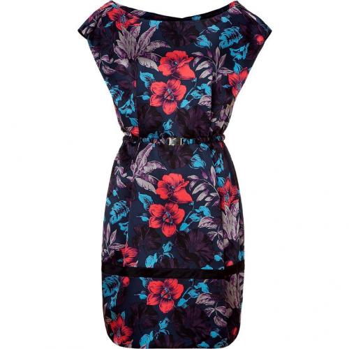 Marc by Marc Jacobs Horizon Teal Floral Silk Dress