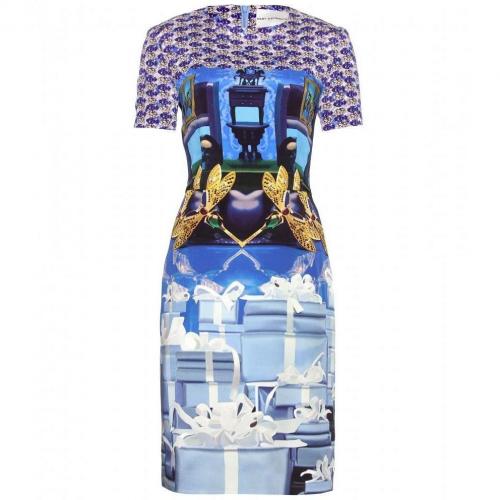 Mary Katrantzou Katt Sphinx Print-Kleid