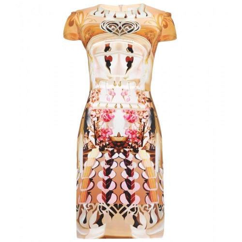 Mary Katrantzou Print-Seidenkleid Cap Cake A Flake