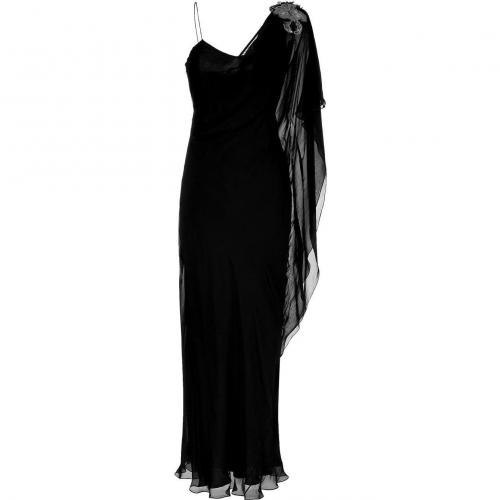 Matthew Williamson Black Asymmetric Gown