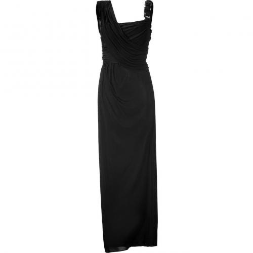 Matthew Williamson Black Twist Gathered Gown