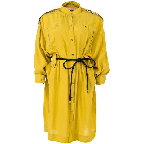 Matthew Williamson Hemdblusenkleid Mustard