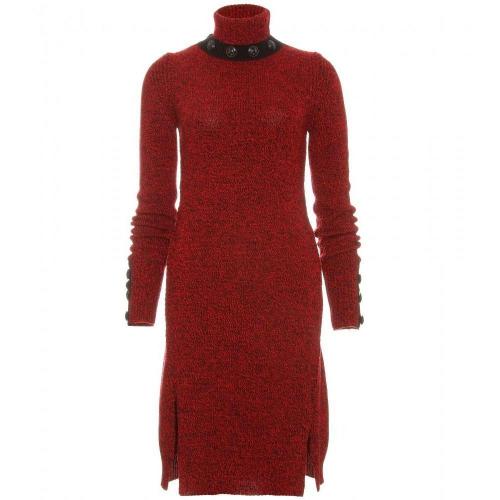 McQ Alexander McQueen Strickkleid Mit Rollkragen