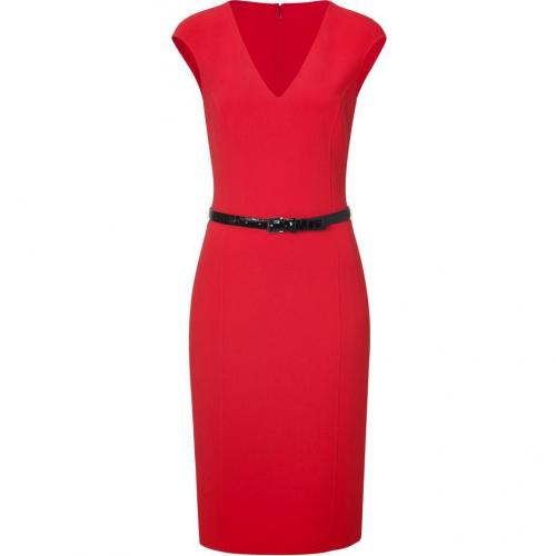 Michael Kors Scarlet Red Cap Sleeve Sheath Dress