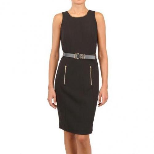 Michael Michael Kors Lux Crepe & Zip Kleid