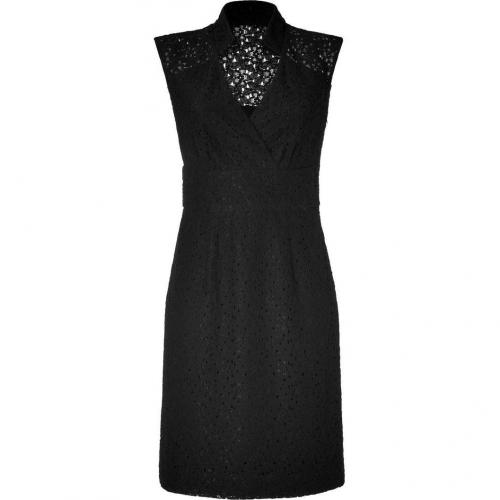 Milly Black Lace Sheath Dress