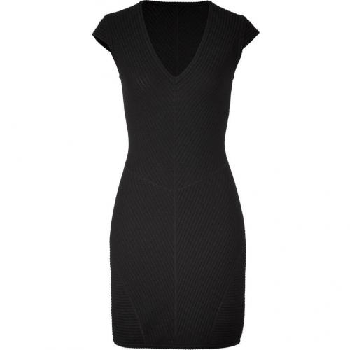 Missoni Black Textured V-Neck Dress