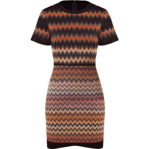 Missoni Carneol/Obsidian Patterned Dress