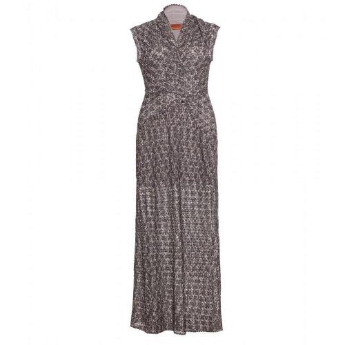 Missoni Häkelkleid Grau