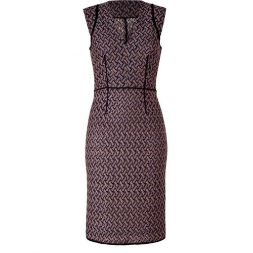 Missoni Lavender/Black Patterned Knit-Dress