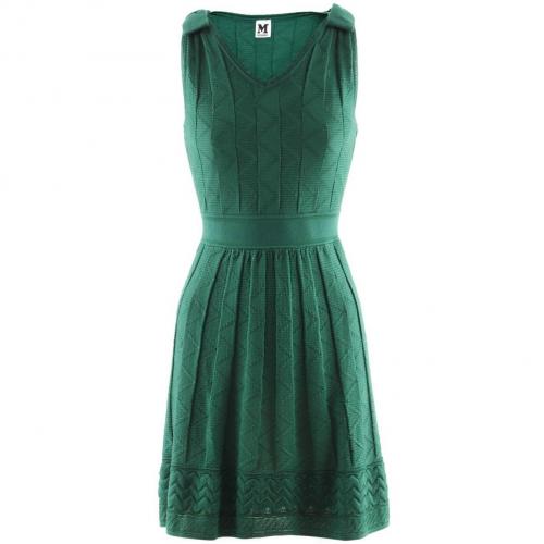 Missoni M Green Crochet Knit Dress Viva