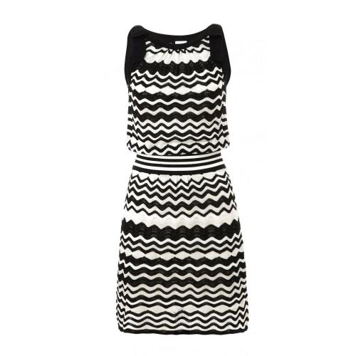 Missoni M Kleid Schwarz-Weiß