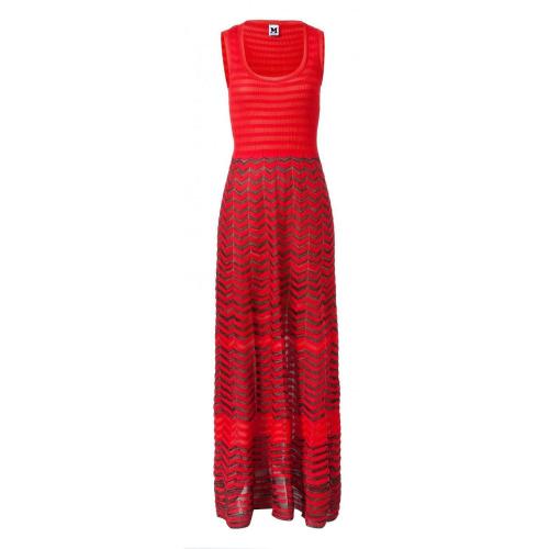 Missoni M Long Dress Rot