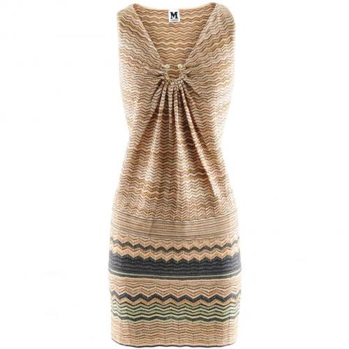 Missoni M Rose Gold Multi Knit Dress