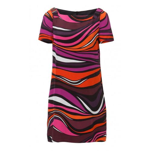 Missoni M Seiden Kleid Multicolor