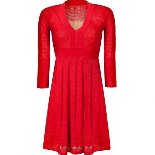 Missoni M Tomato Wool-Blend Knit Dress