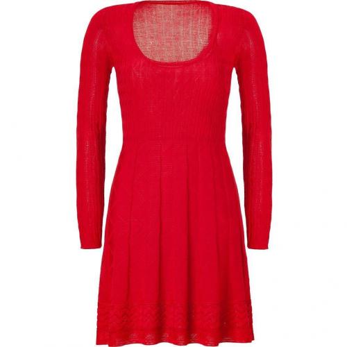 Missoni M Tomato Wool-Blend Scoop Neck Knit Dress