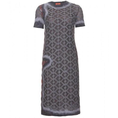 Missoni Strickkleid Grau